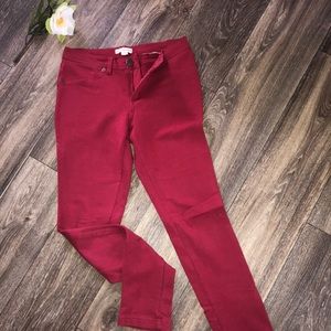 Red Jeggings